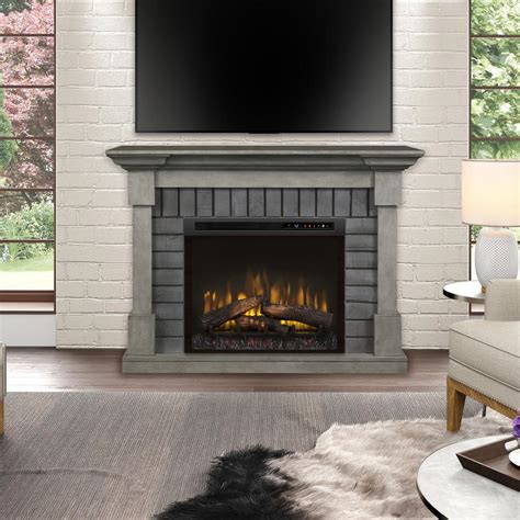 home depot electric fireplace with mantel|More.